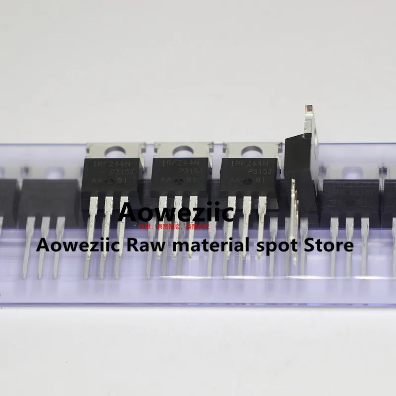 Aoweziic 2023+ 50pcs/LOT  100% New Imported Original  IRFZ44NPBF  IRFZ44N  TO-220 Field Effect Transistors MOS FET 55V  41A