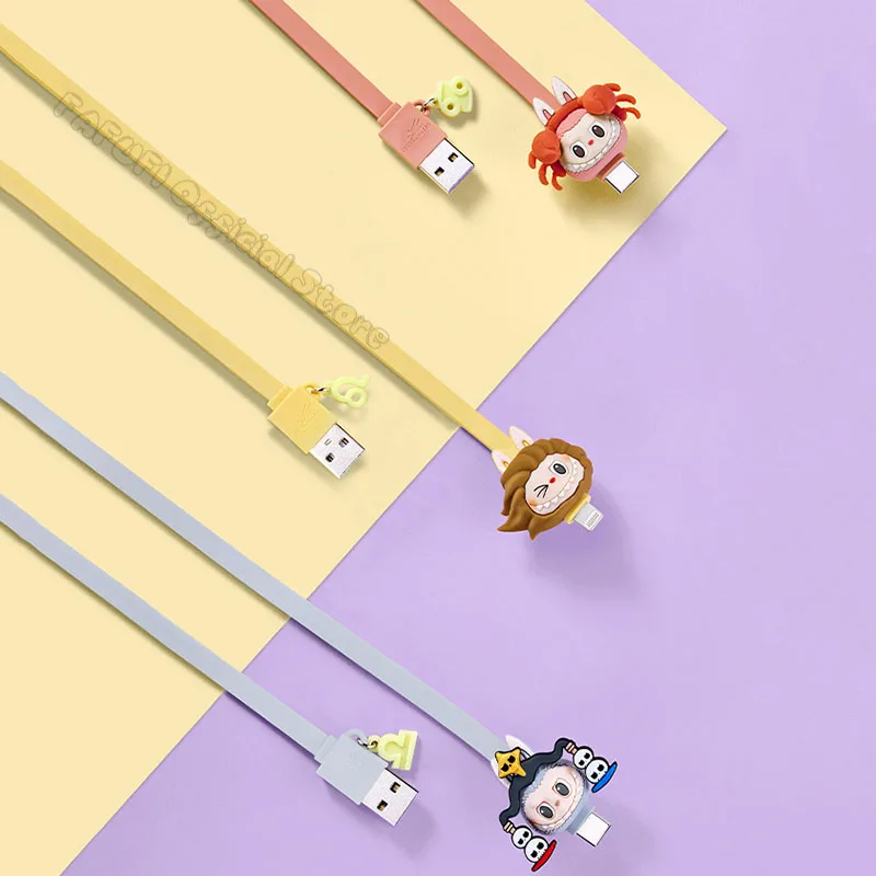 POP MART THE MONSTERS Constellation Series - Kabel Mystery Box 1PC/12PCS POPMART Blind Box USB do iPhone Lightning USB do Type-C