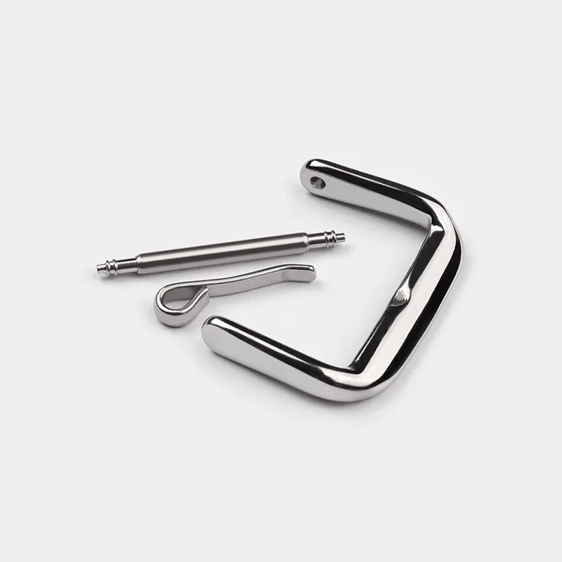 10 مللي متر 12 مللي متر 14 مللي متر 16 مللي متر 18 مللي متر 20 مللي متر الفولاذ المقاوم للصدأ حزام الساعات مشبك النساء الرجال الفضة الصلبة المعادن حزام (استيك) ساعة المشبك حزام لحزام