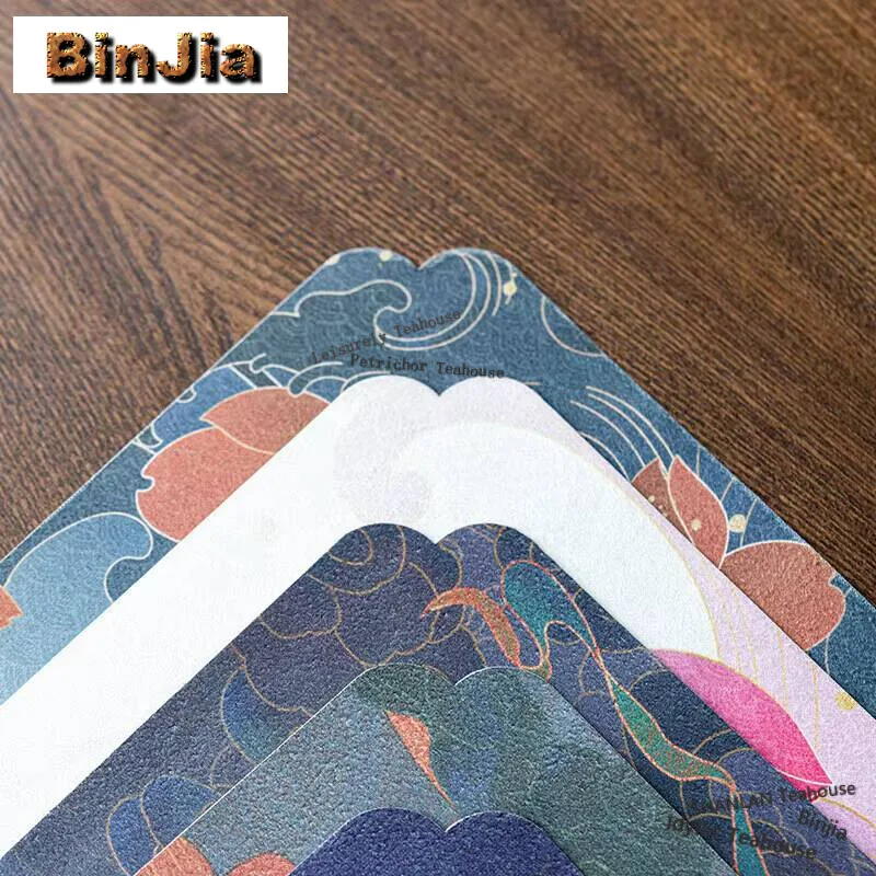 حصيرة رغوة جافة على الطراز الصيني ، منشفة شاي على الوجهين ، طاولة شاي منزلية ، خرقة احترافية ، متعددة الأغراض ، مشغولات تحديد الموقع #4