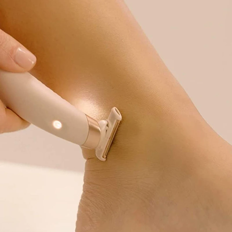 Vervangend mes voor lichaamsscheerapparaat van hoge kwaliteit, geschikt voor onberispelijk Nu-scheerapparaat Finish Touch-vervangend hoofdmes, roségoud