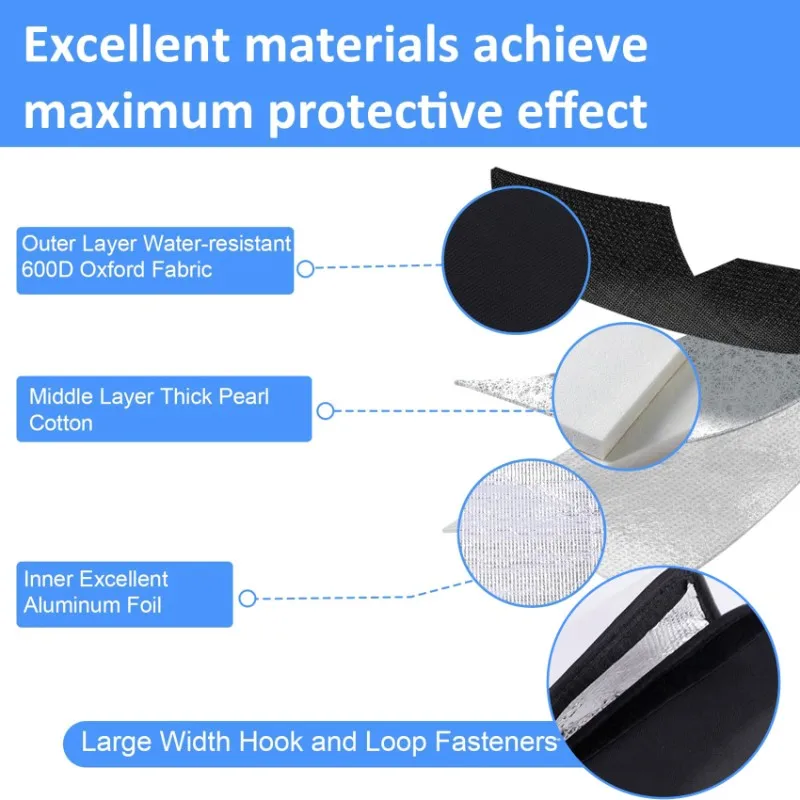 

【GIFT】HVAC Copper Pipe Insulation Cover, 80X12in AC Insulation Tube Wrap Protector For Outside Central Air Conditioning