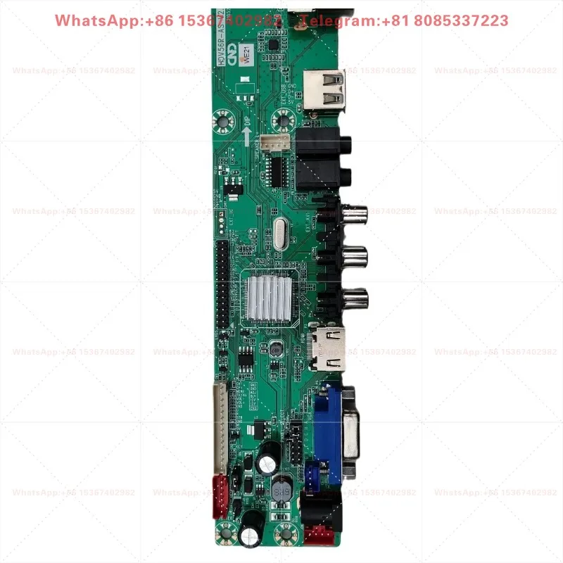 New HDV56R-AS V2.1 LCD TV Motherboard CND Universal Maintenance Board Adjustable Jump Cap Program