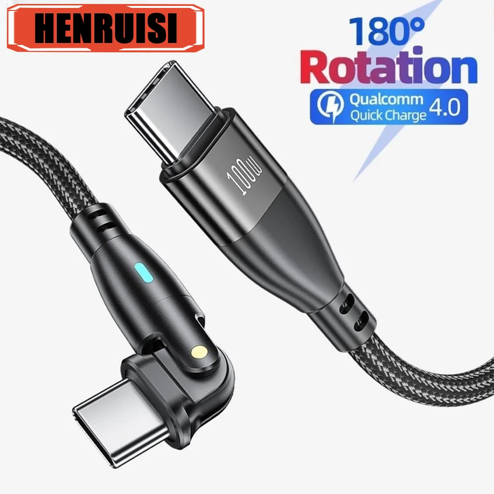 

100W Type C USB Fast Charging Charger Cable Mobile Phone Cable For Samsung S23 A23 Xiaomi 13 Redmi Note 12 Oneplus 11 Data Cord