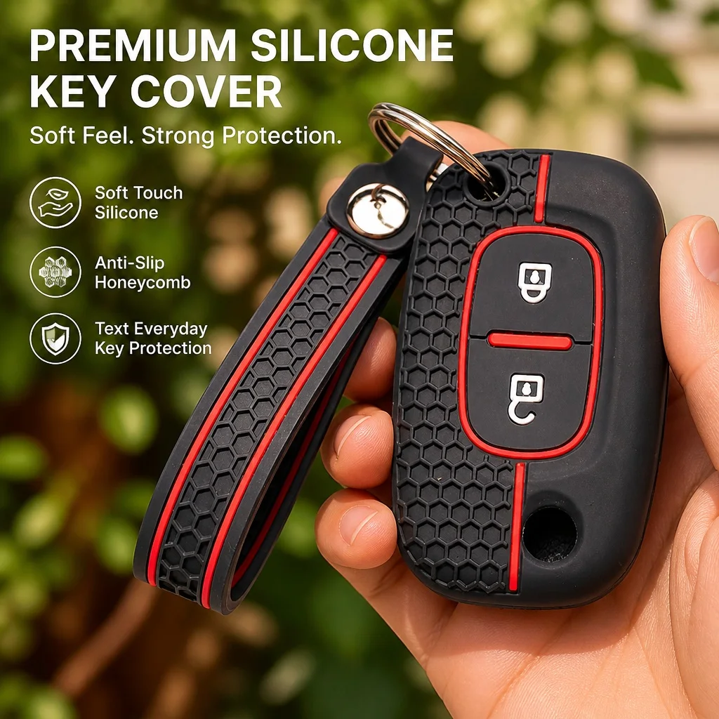 Key Fob Cover for For Renault Clio 3 Twingo 2 Modus Kangoo Scenic 2 Megane 2 Lada Vesta Granta Kalina Niva with Keychain