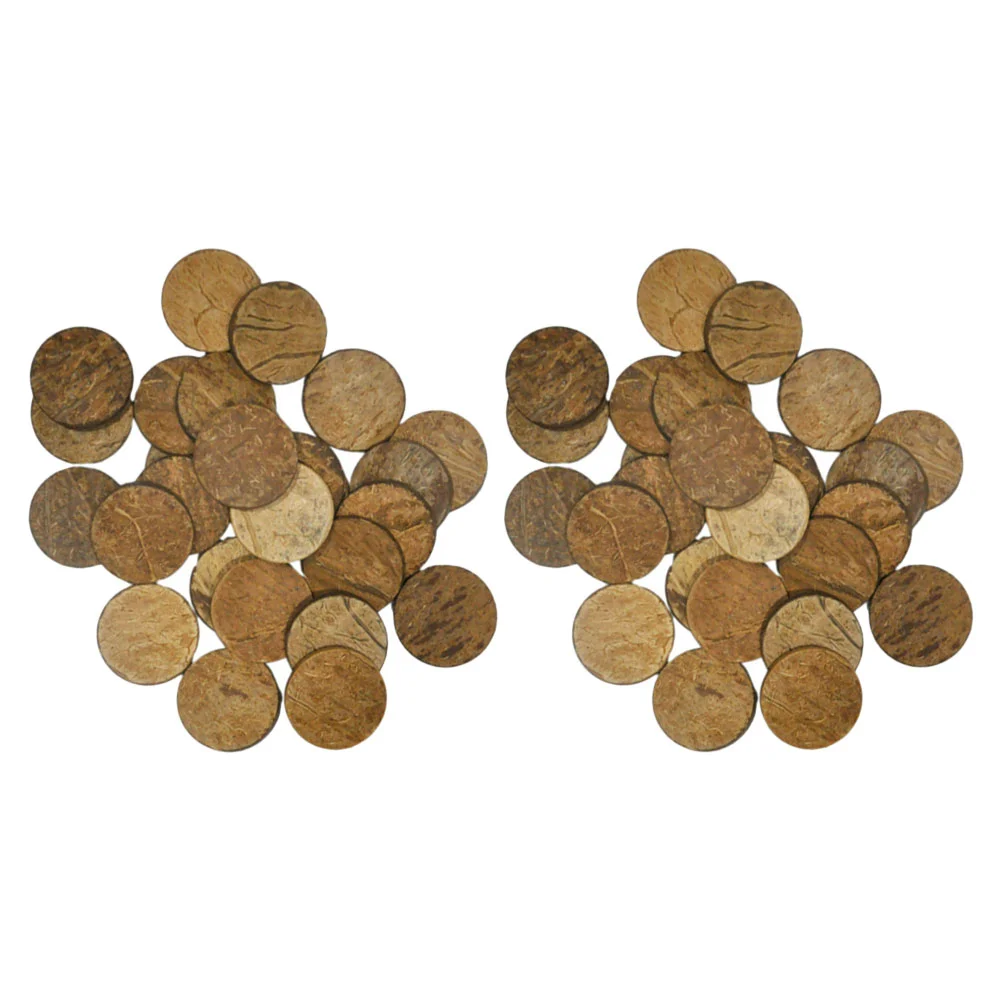 Coconut Disk Aquarium Tank Raw Materials Fish Accessories Three-dimensional DIY Coconuts Shell Chip