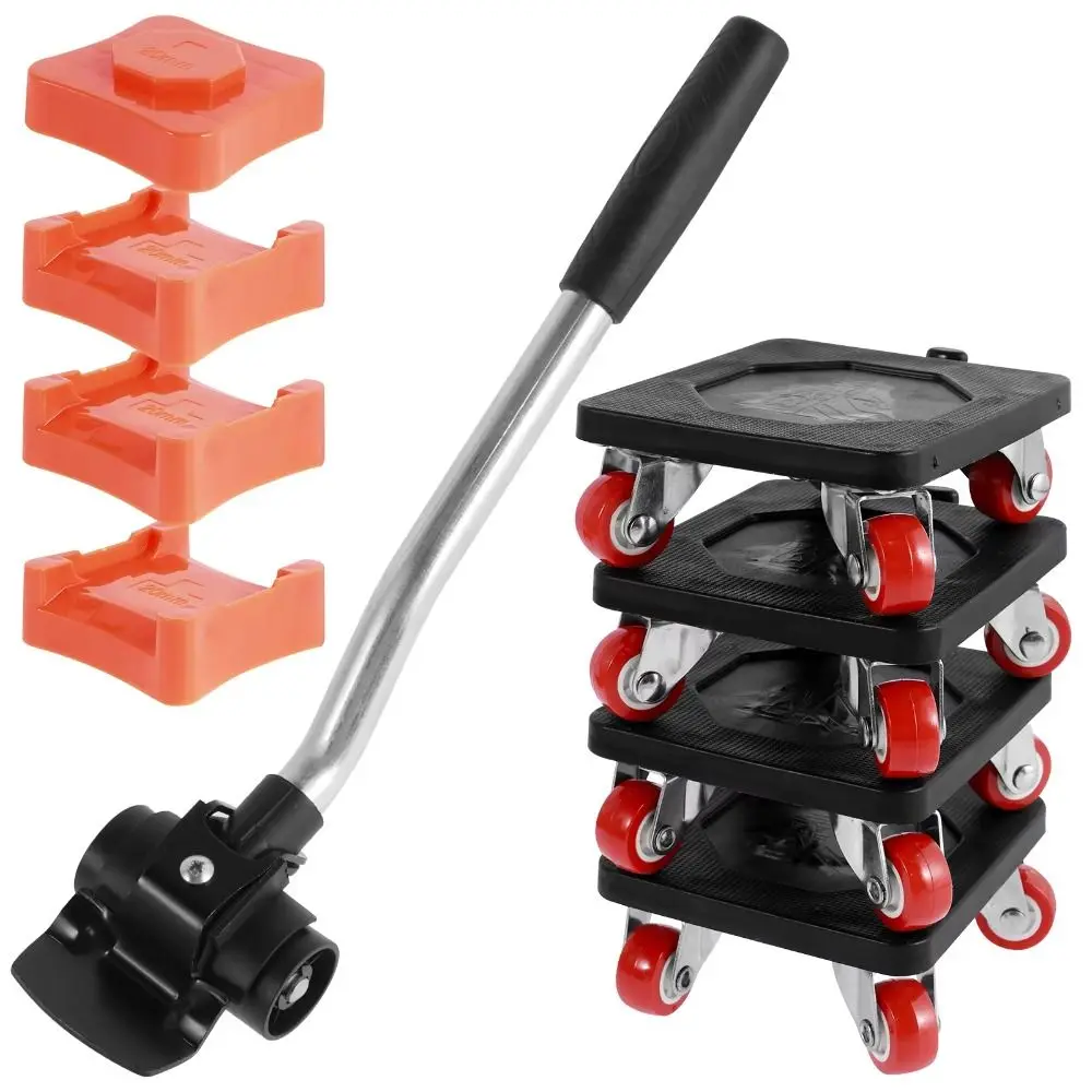

4 Roller Furniture Lifter Heavy Duty 360 Degree Rotatable Roller Dollies Moving Furniture Multi-Purpose Furniture Mover Roller