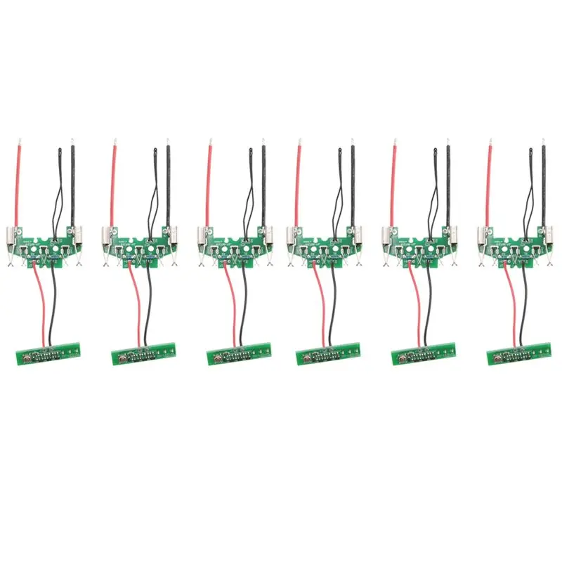 

YLS-6Pcs BAT610 18V Lithium- Battery PCB Charging Protection Circuit Board For Boschs 18V Li- Battery