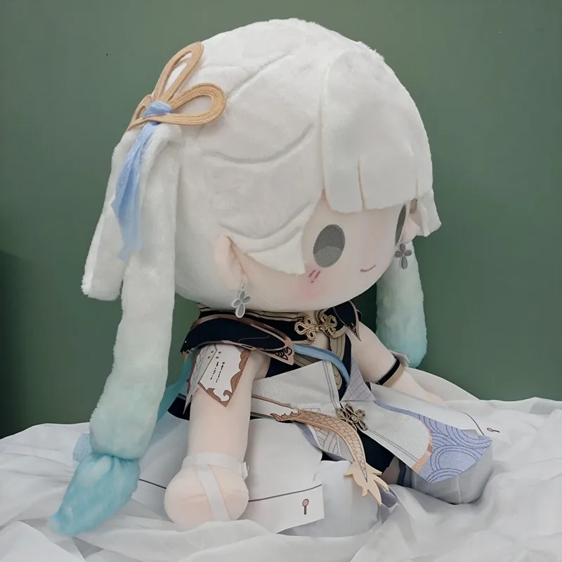 40cm wuthering wave jinhsi pelúcia plushies boneca roupas travesseiro macio anime bonito figura jogo brinquedo crianças ornamentos presente