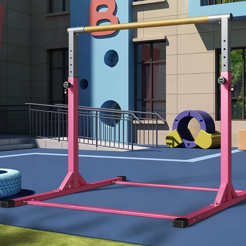 

Adjustable Height Stainless Steel Horizontal Bar Gym Fitness Exercise Equipment for Outdoor and Indoor Children
