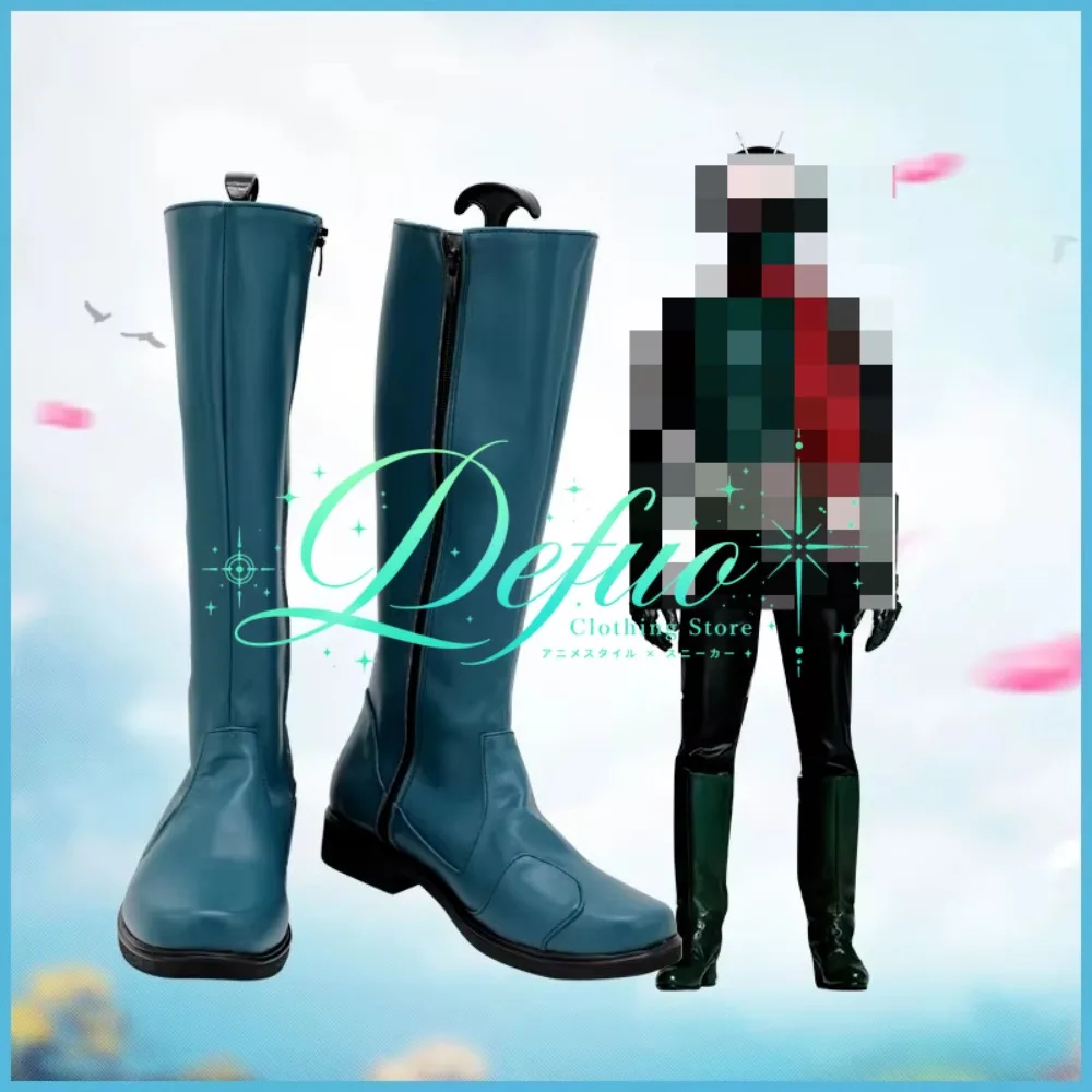 Kikawada PU Cosplay Boots Custom Made for Valentine Hero Event Anime Convention and Photo Shoot