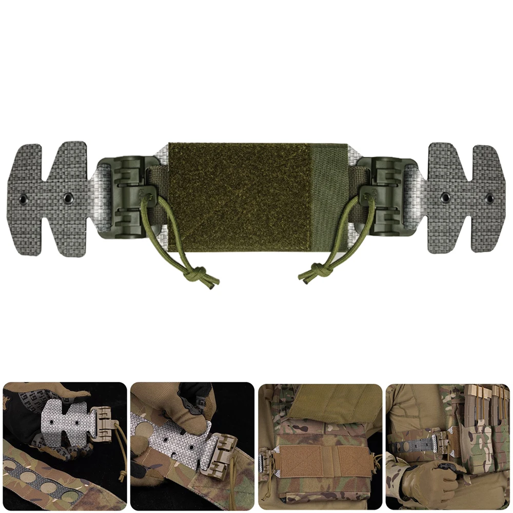 2Pcs/set Tactical 3AC Assault Cummerbund Buckle Kit Quick Release Buckle For Ferro Style FCPC V5 Vest Hunting Chest Rig Gear