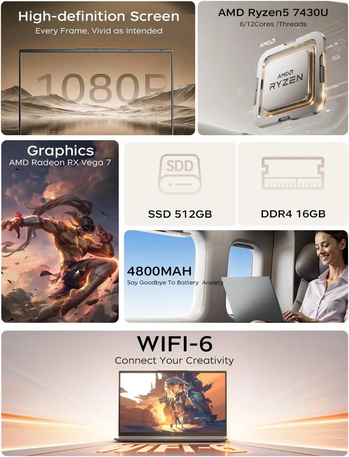 KAMRUI Mini PC S1 N97 16GB DDR4 512GB M.2 SSD Mini Computer with W11 PRO WiFi6 BT5.2 4K Mini Desktop Computer Work Business PC