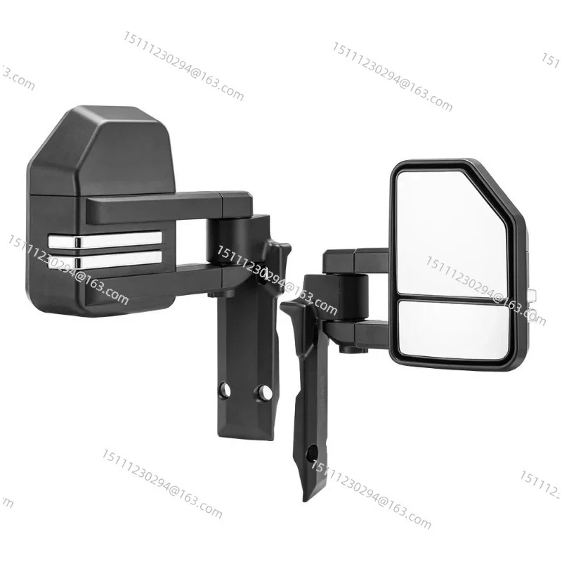 Pair of Extendable Towing Mirrors for Toyota Land Cruiser 70 75 78 79 Series, 1984-2023 Models