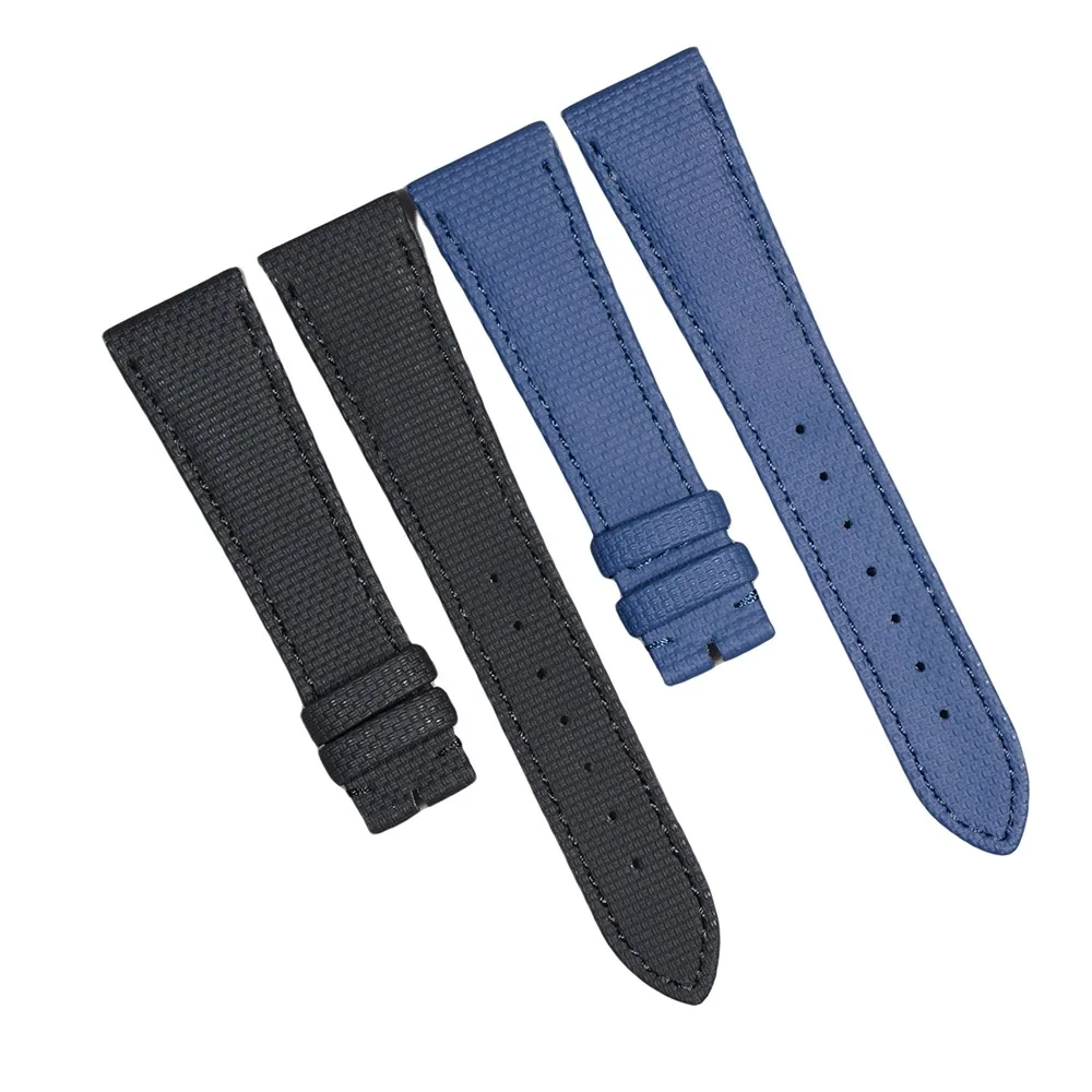 ДЛЯ ZENITH PILOT 03.4000.3620/51.I003, РЕЗИНОВЫЙ РЕМЕНЬ ИЗ КЛЕЙКОЙ