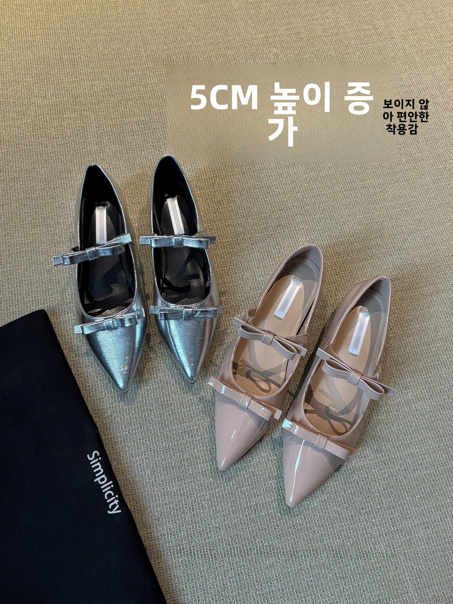 lamb-leather-mary-jane-single-oes-women's-spring-summer-faion-pointed-toe-knot-slip-on-comfortable-casual-loers