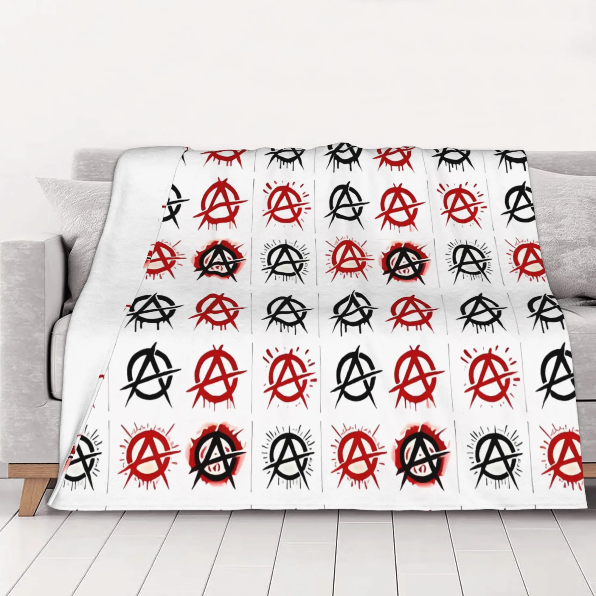1PC Multiple Anarchy Anarchy home room decorations Winter Blankets for Adults Bedding Home Interior Sofa Knee