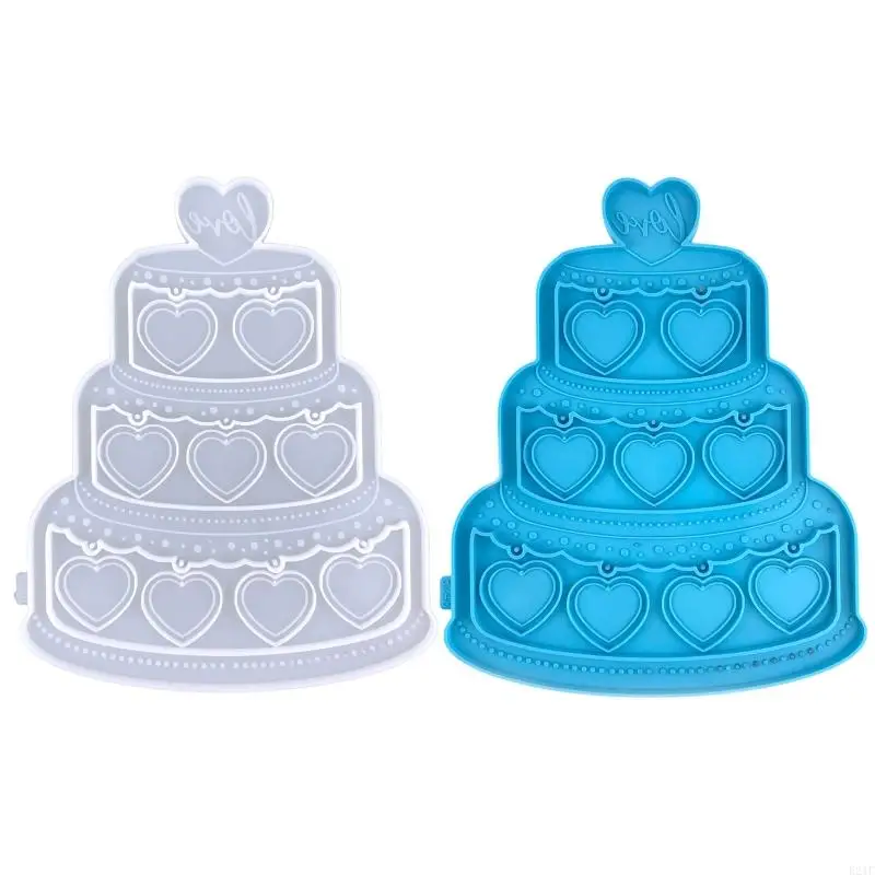 

E21F Love Photo Frame Drop Glue Mold Diy Cake Love Photo Frame Wall Pendant Decoration Photo Frame Pendant Silicone Mold