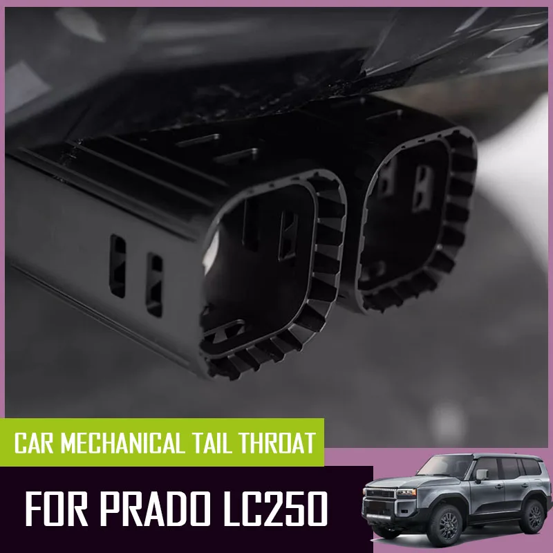 

For Toyota Land Cruiser 250 Prado Lc250 24 25 304 304 stainless steel + CNC aluminum-magnesium alloy mechanical Tailpipe Exhaust