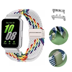 Braided Strap for Samsung Galaxy Fit 3 Watch Magnetic Sport Replacement Watchband for Samsung Galaxy Fit 3 Band Accessories