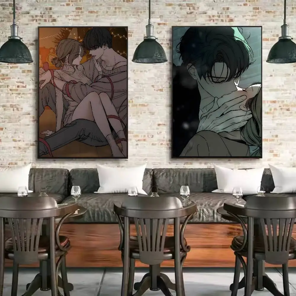 Anime Tears on a withered flower Poster HD art sticky wall waterproof home living room bedroom bar aesthetic decoration