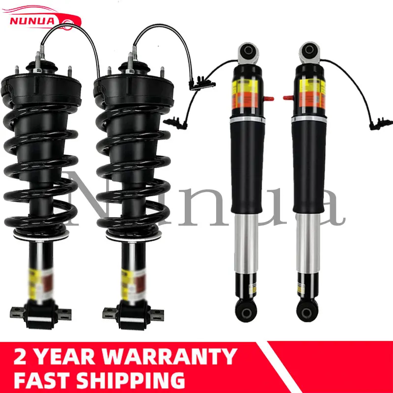 4x Front Rear Air Shock Suspension Strut Absorber ADS for Cadillac Escalade Chevrolet GMC Yukon Denali Tahoe Suburban 84176675