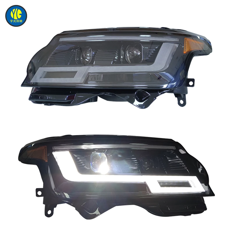 

For Land Rover Vogue L405 Range Rover 2014 2017 Headlight Upgrade LED 2023 Laser Headlight Car Accessories DRL Head Front Light