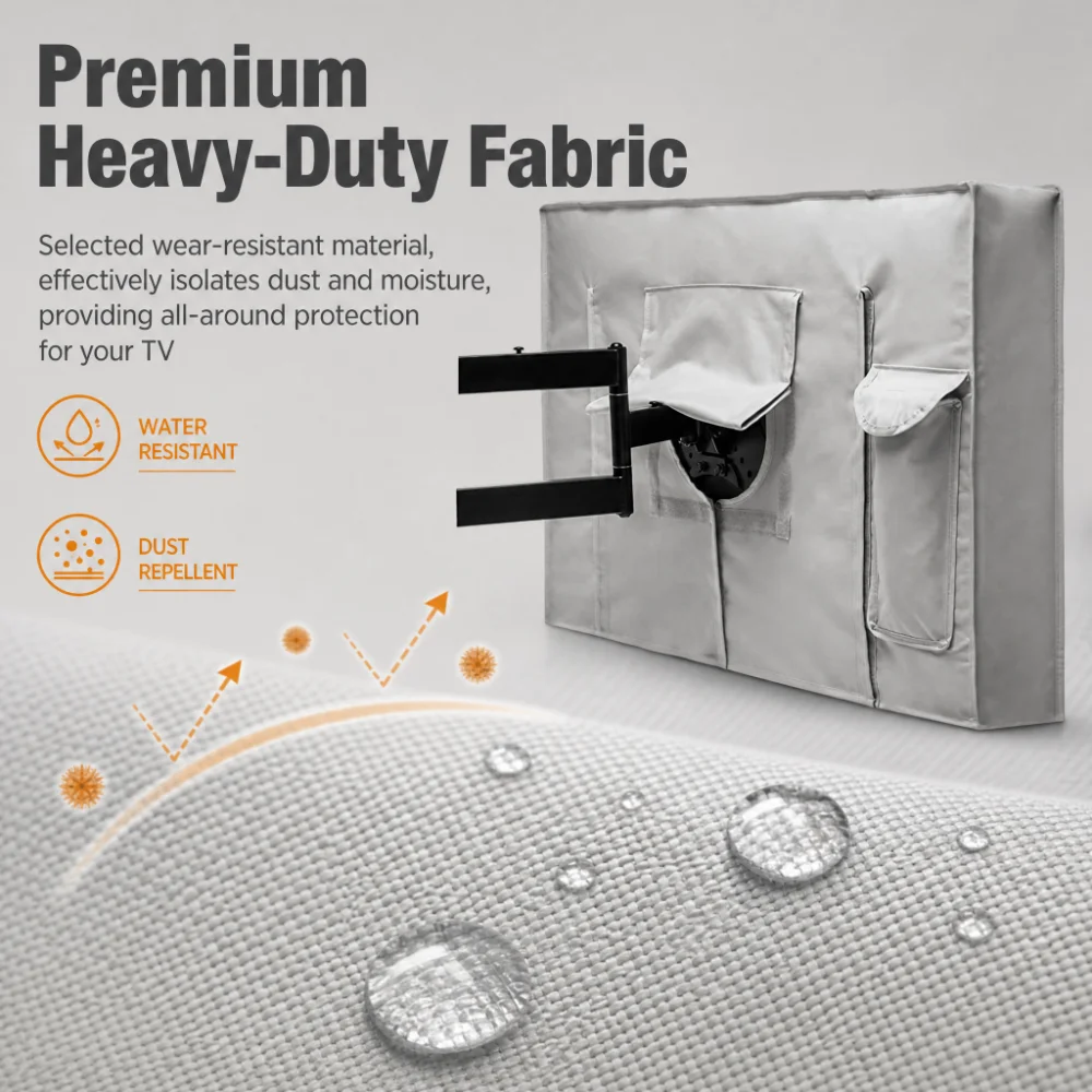 Outdoor TV Cover Weather Proof Dust Proof  Beige for 30