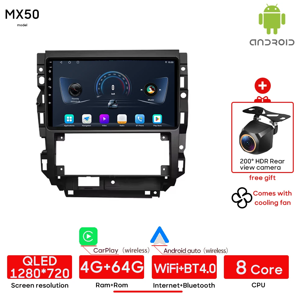 Voor Volkswagen VW Golf 4 Jetta MK4 2002-2008 Android Auto Multimedia Speler Autoradio Stereo Draadloze CarPlay Auto wifi Geen 2din