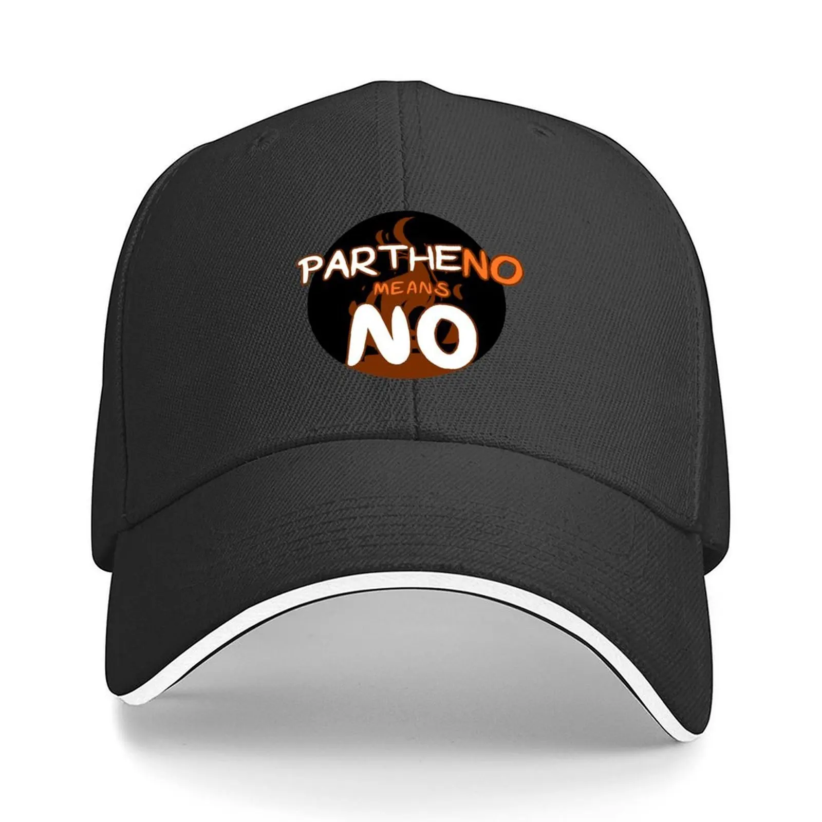 

Partheno Means No (Hestia) Baseball Cap black Hat Beach Sunscreen Women's 2025 Men's