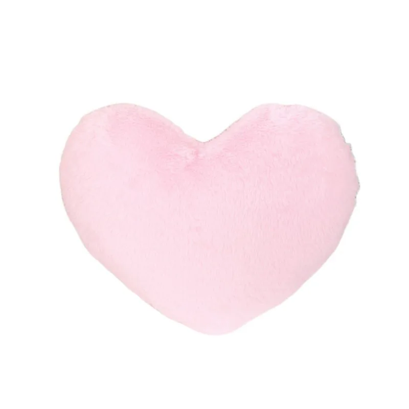 Faux Rabbit Fur Heart Pillow Creative Heart-shaped Sofa Cushion Bedside Decorative Ornaments Cute Pillow Chair Cushion
