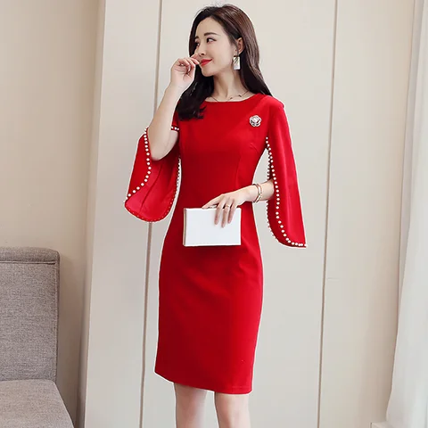 2024 Spring/Summer New Evening Dress Women's Dress Wrapped Hip Slim Fit Dress