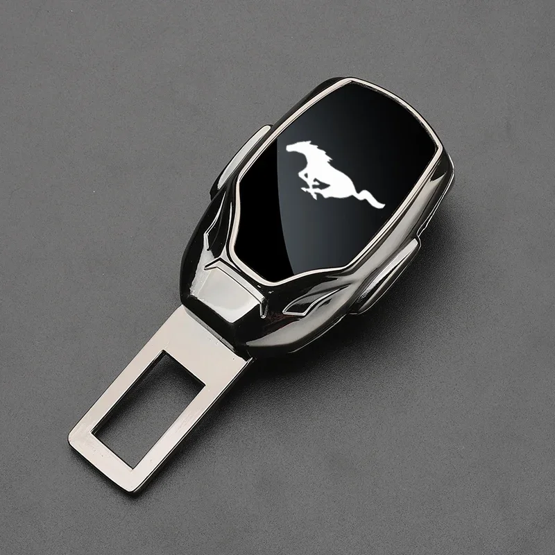 Car Safety Belt Extension Device Extension Fixed Buckle Shockproof Plug Lock Buckle For Ford Mustang GT SHELBY Auto Accessories view 2