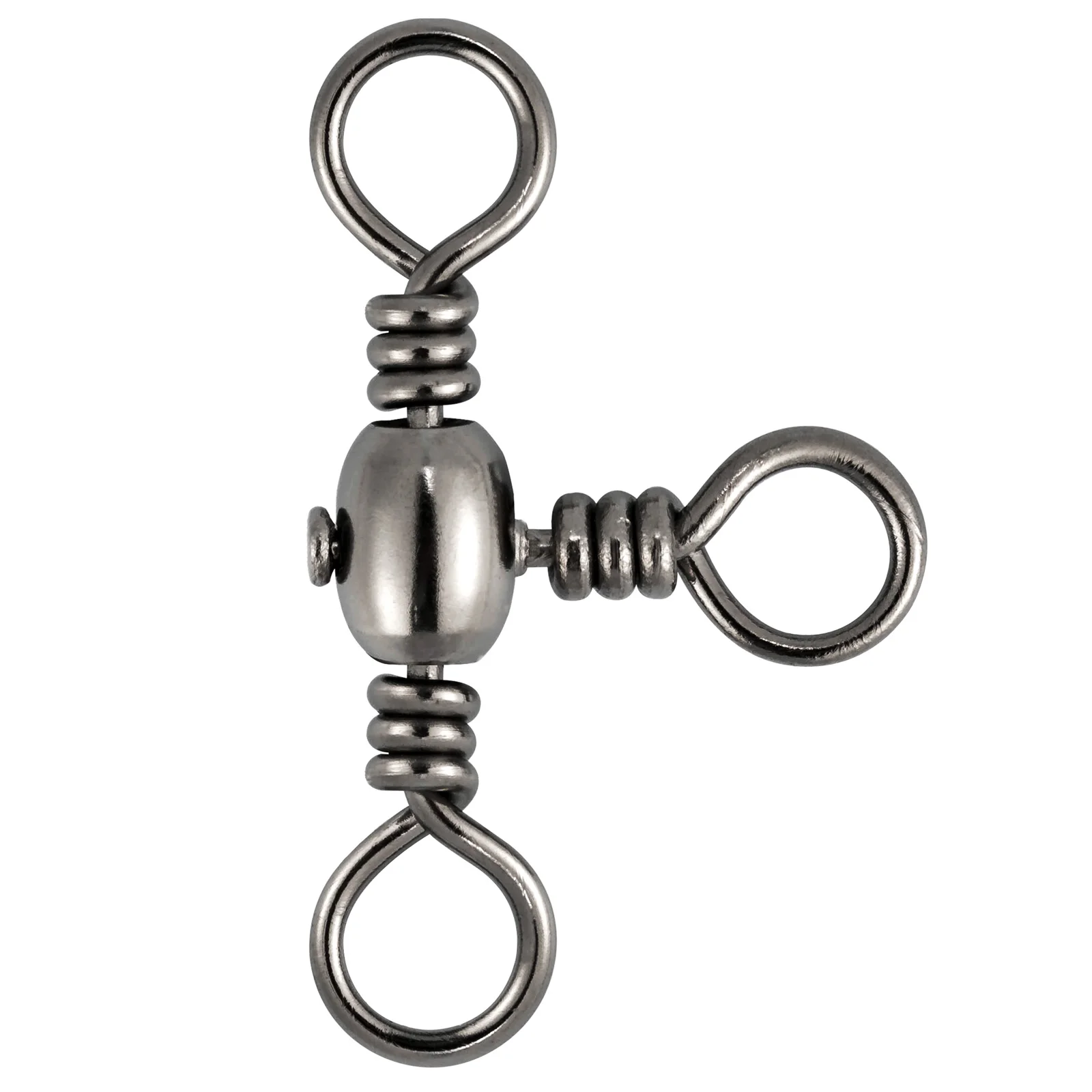 메기 리그용 3 웨이 스위블, 서핑 낚시 리그, 라인 후크 커넥터, 바닷물 낚시 배럴 스위블, 고속 트롤링, 50 개