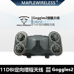 Maple Leaf Antenna 5.8GHz LHCP 11dBi Wireless Circular Polarized FPV Antenna Kit For DJI Goggles2 Goggles AVATA O3 Air Unit
