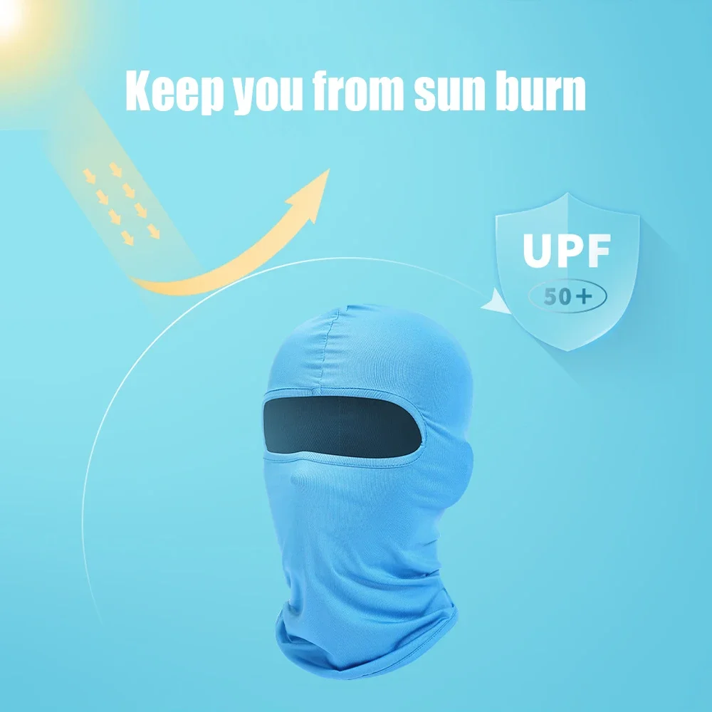 Gorros de Ciclismo de verano para hombre, pasamontañas de protección solar, máscara de motocicleta, pañuelo, bufanda, polaina de cuello, protector