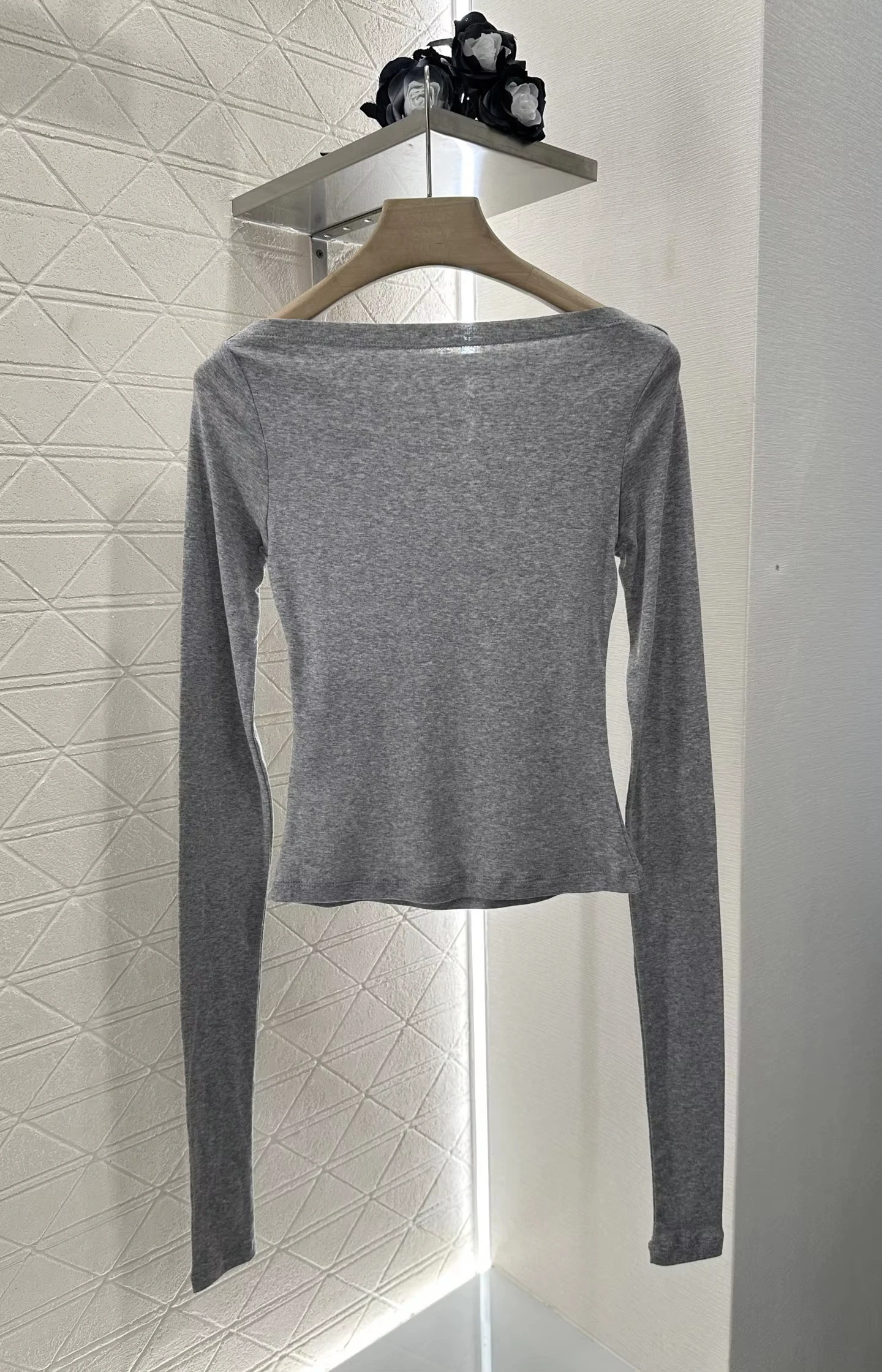 

Designer Brand 2025 New One Collar Ultra Thin Twill Cotton Top