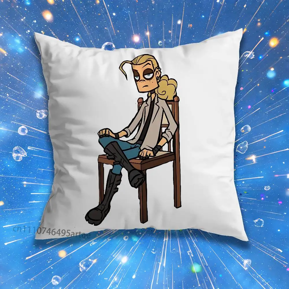 Cool Art Metal Family Dee Pillow Case For Home Bedroom Car Office Decoration Living Room Sofa Cushion Cover Suitable