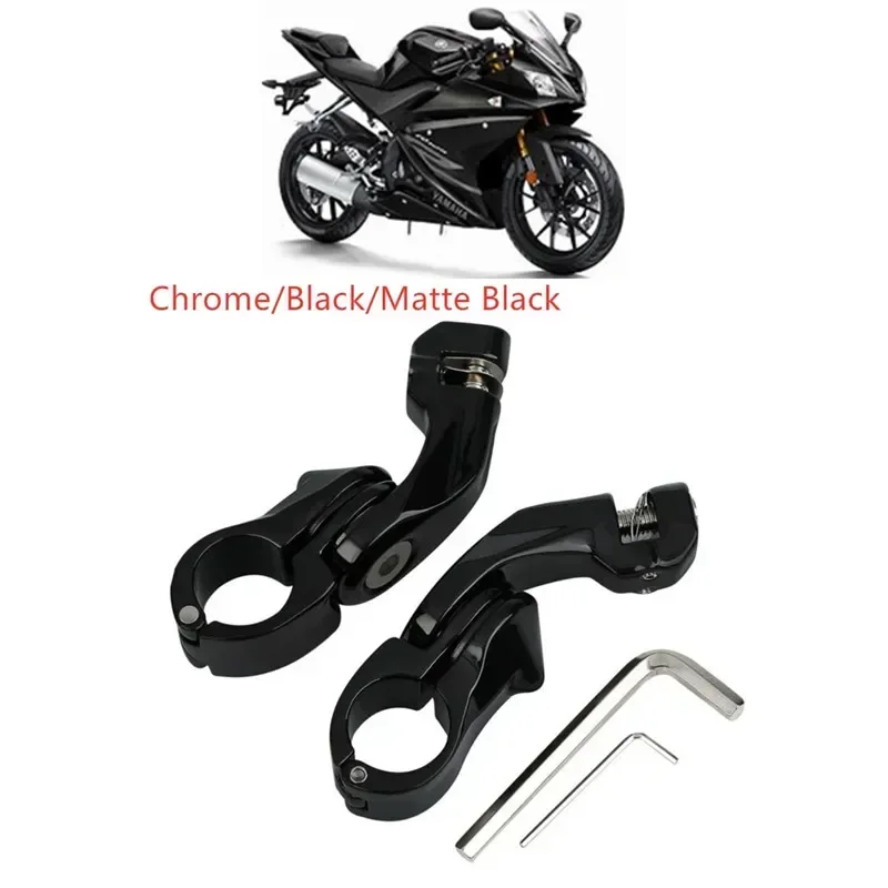 

Accesorios moto 1/4 "32 мм регулируемые шоссейные короткие угловые подножки комплект крепления 1,25" для Harley Yamaha Honda Suzuki