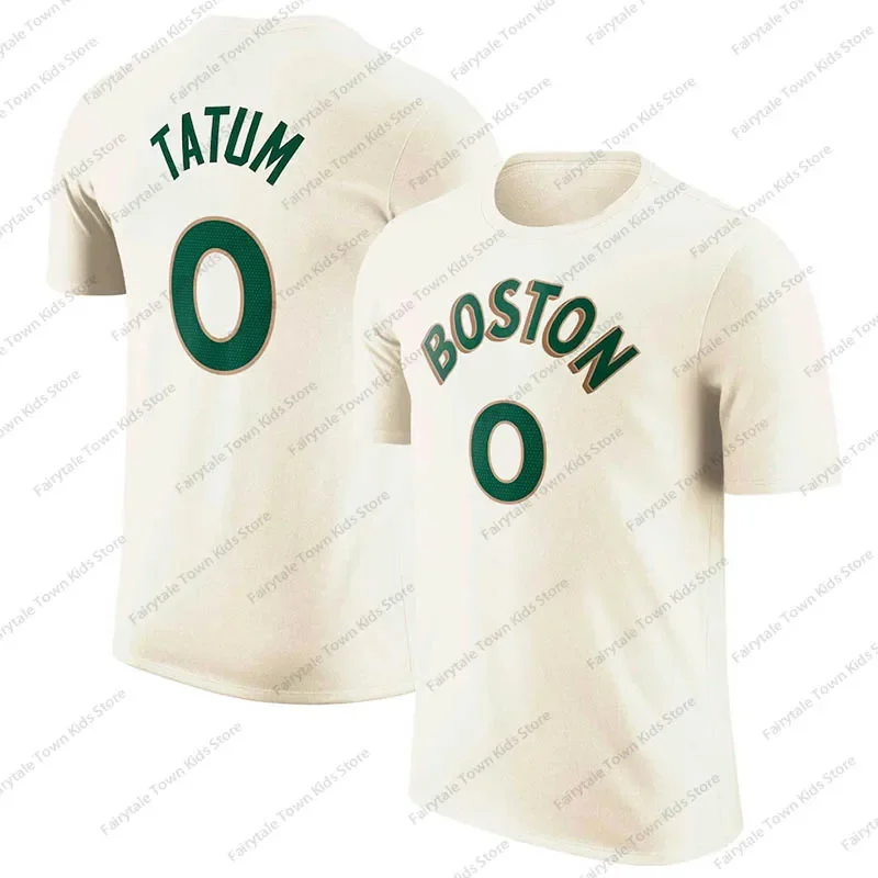 New Arriavl Tatum Boston Uniform Sports Outdoors Quick Drying Men Basketball Jersey Tshirt Fans Training Top For Kids/Adult