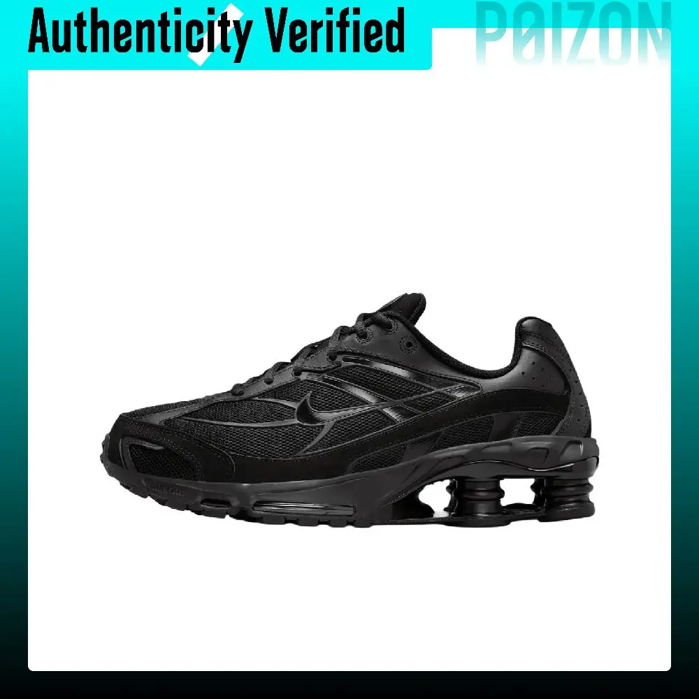Tênis de corrida Nike Shox Ride 2 Breathable Support Rebound para homens, preto IO4296-002