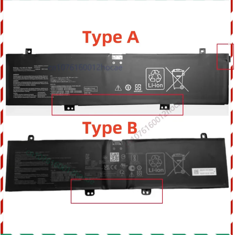 

New Laptop Battery C41N2101 C41N2101-1 for ASUS ROG Zephyrus G14 FX517Z FX517ZC FX517ZE FX517ZM GA402R GA402RK ZenBook PRO 17