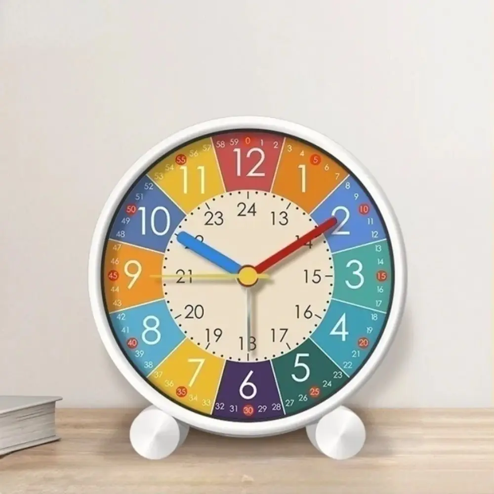 Desktop Decoration Mute Alarm Clock Creative Silent Children Clock Small Learning Clock Children Educational