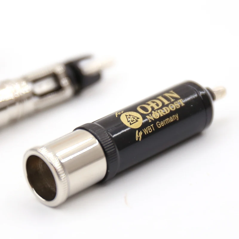 Gratis Verzending Odin Zuiver Koper Verzilverd Rca Plug Wbt Rca Jack Voor Audio Interconnect Kabel