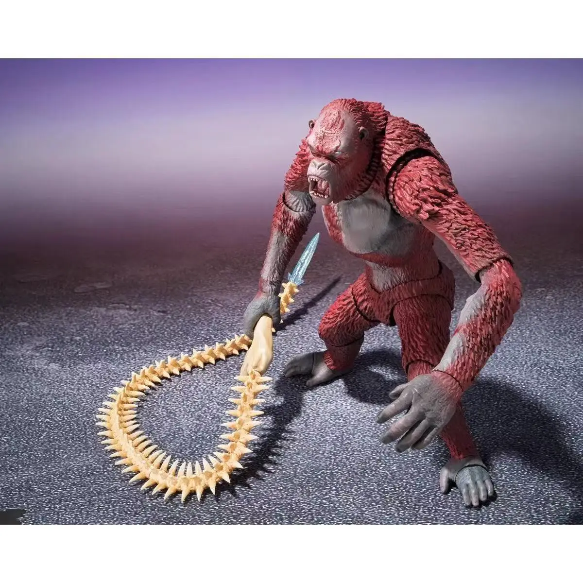 Bandai Soul Limited SHM Godzilla contre. King Kong 2 Scar King Giant Ape Modèle fini mobile Handifit