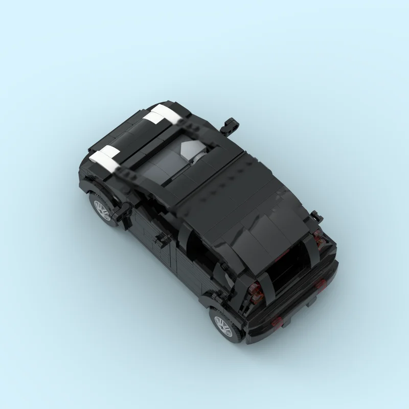 Campeão de velocidade carros moc tijolos de construção modular citreon c1 modelo tecnologia blocos natal diy brinquedo construção presentes