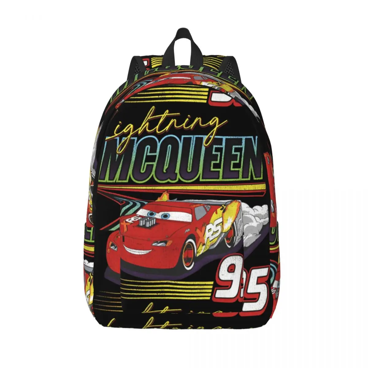Lightning McQueen Cars 배낭 현대 배낭 소년 소녀 여행 인쇄 학교 가방 맞춤 배낭