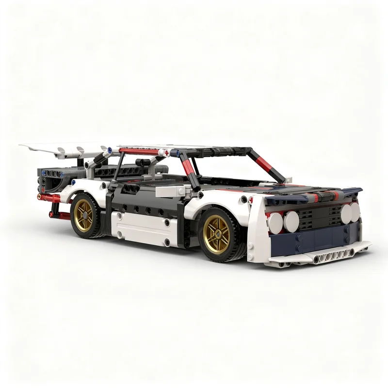 599pcs MOC Technical Race Car Rc Model Building Blocks Collection Creative Display DIY Education Craft Idea Birthday 3D Assemble