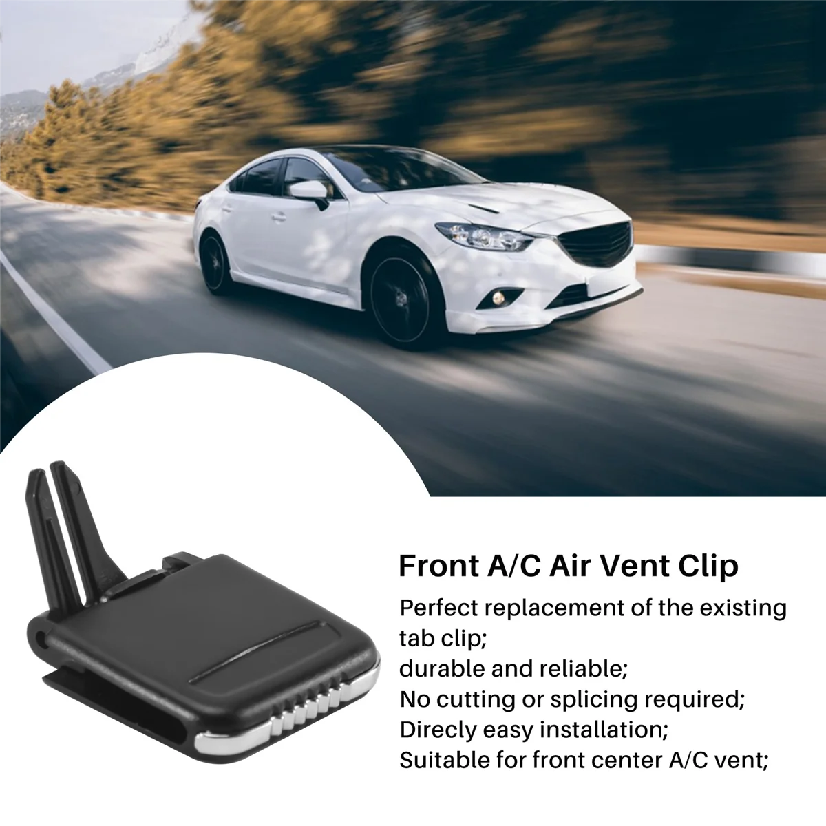 Front A/C Air Vent Outlet Tab Clip Repair Kit for Porsche Cayenne 2011-2016 Car HOT