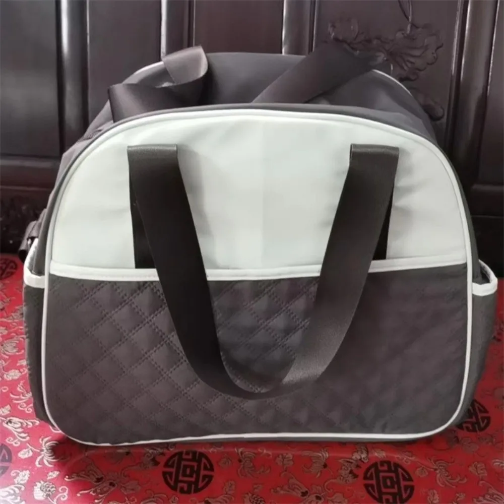 

New Cartoon Mommy Bag Large Capacity Portable Crossbody Bag Multi functional Travel Storage Bag